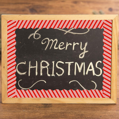 Whaline 98.4ft Christmas Bulletin Board Borders 3 Sizes Red White Striped Die-Cut Rolled Border Trim for Xmas Winter School Classroom Office Chalk...