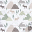Trend Lab Mountain Baby Changing Pad Cover 100% Cotton Cover for Baby Nursery, Fits A 16 in x 32 in Standard Changing Pad...