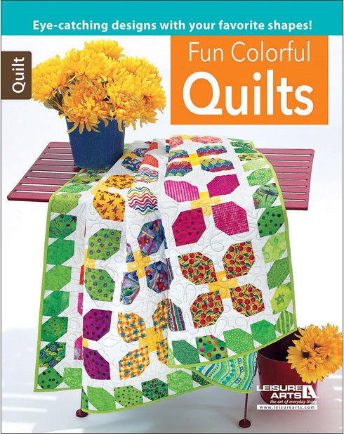 Leisure Arts Fun Colorful Quilts Quilting Book, Quilting Books, Quilt Books, Quilt Patterns for Quilting, Quilting Patterns, Quilting Books and Pa...