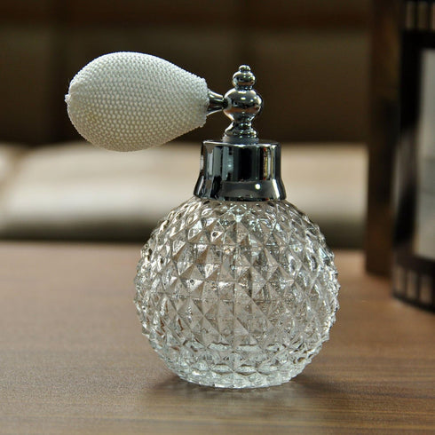 H&D Empty Crystal Vintage Perfume Replacement Spray Bottle Atomizer Luxury Series (clear)...