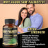 11in1 Saw Palmetto Capsules with Ashwagandha, Turmeric, Tribulus, Maca, Green Tea, Ginger, Holy Basil & More - Healthy Prostate & Hair Support - 1...