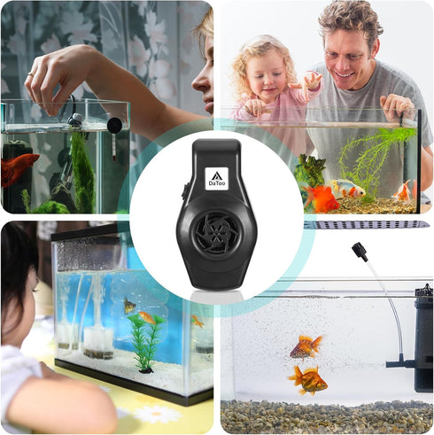 Mini Aquarium Chiller Small Fish Tank Fan Aquarium Cooling Fan 2-Level Speed Adjustable Aquarium Fan Quiet Aquarium Cooler with Wide Angle Wind Su...