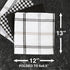 T-FAL Premium Waffle Dish Cloths: Highly Absorbent, Super Soft Long Lasting - 100% Cotton, 12"x13" Flat Waffle Dish Towel for Cleaning & Drying Di...