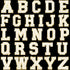 26 Pieces Glitters Patches Iron on Letters Chenille A-Z Patches Decorative Repair Embroidered Personalized Sew on for Clothing Repairing Hats Shir...