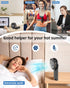 TUNISE Portable Handheld Fan, Portable Fan Rechargeable, 4000mAh, 180° Adjustable, 6 Speed Wind, Display Electricity in Real Time, USB Rechargeabl...