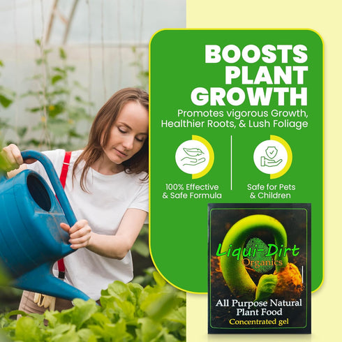 Natural Plant Food Fertilizer All-Purpose NPK Plant Care. 18 Balanced & Blended Vitamins & Minerals with Micro-Fungi and Bio-Organisms to boost yo...