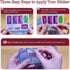 Large Pill Organizer with Medicine Labels Travel Daily Pill Container Mini Medication Organizer Storage Pill Organizer Pill Case 7 Day Pill Organi...
