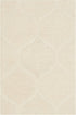 SAFAVIEH Cambridge Collection Accent Rug - 2' x 3', Ivory & Ivory, Handmade Moroccan Ogee Wool, Ideal for High Traffic Areas in Entryway, Living R...
