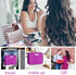 Queboom Travel Makeup Bag Cosmetic Bag Makeup Bag Toiletry bag for women and girls (Deep purple)...