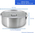 Flan Mold with Lid - Authentic Mexican Flan Pan - Flan Molds for Baking with Water Bath - Molde para Flan - Flaneras Moldes con Tapa Baño Maria...