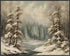 Posterizer 1 pcs-snowy winter scene of trees and nature 11-Landscape & Nature Art-GIft for Men Women Teens-Living Room Bedroom Decor- unframed wal...