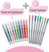 Mr. Pen- Bible Gel Highlighters and Fineliner Pens No Bleed, Pastel Colors, 18 Pcs, Bible Journaling Kit, Bible Highlighters and Pens No Bleed, Bi...