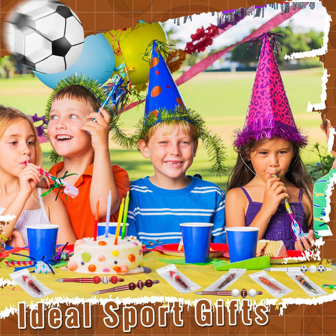 16 Set Sports Bead Pens Bulk DIY Beadable Pens Making Kit Plastic Assorted ball Beads Crystal Spacer Wood Ballpoint Pen with Black Refills Pen Bag...