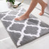 OLANLY Bathroom Rugs 24x16, Soft and Absorbent Microfiber Bath Rugs, Non-Slip Shaggy Shower Carpet, Machine Wash Dry, Bath Mats for Bathroom Floor...