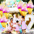 KatchOn, Ice Cream Balloons - Big 37 Inch, Pack of 6 | Ice Cream Party Decoration | Icecream Cone Balloons for Birthday Party Decorations | Summer...