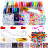 Peirich Friendship Bracelet Making Beads Kit, Letter Beads,22 Multi-Color Embroidery Floss Over 1900 pcs"A-Z" Alphabet Beads Beads Bracelets Strin...