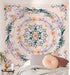 Simpkeely Mandala Floral Medallion Tapestry, Sketched Clara Flower Plant Boho Wall Hanging, Bohemian Hippie Tapestries for Bedroom Living Room Dor...