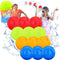 Water Balls 12 Pack Reusable Quick Fill Water Balloons Bombs Splash Soaker Ball Summer Outdoor Indoor Water Fight Toy for Kids Backyard Pool Activ...