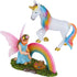 Mood Lab Fairy Garden - Unicorn Rainbow Set of 2 pcs - Miniature Figurines & Accessories Kit...