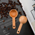 Tebery 8 Pack Wood Measuring Scoops for Canister, 1 Tablespoon Beech Coffee Scoop Measuring Spoons for Coffee Beans, Ground Coffee, Protein Powder...