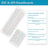 560Pcs Breadboard and Jumper Wire kit PCB Circuit Board Assortment 14 Different Lengths with breadboard?Tweezers?Alligator Clip Test Leads and Pla...