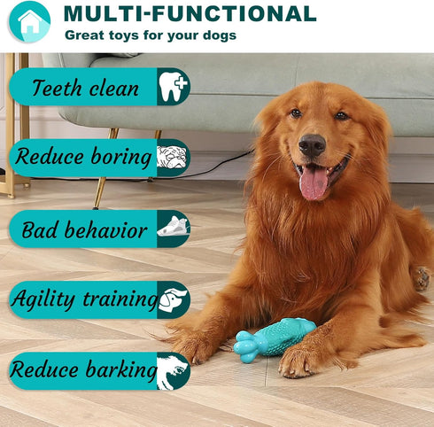 Dog Chew Toys for Aggressive Chewers, Indestructible Dog Toys for Aggressive Chewers, Tough Dog Toys for Large Dogs, Squeaky Dog Toys, Strong Dog ...