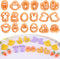 Puocaon Easter Polymer Clay Cutters - 18 Pcs Stud Clay Earring Cutters, Mini Chicken Eggs Baby Rabbit Clay Cutters for Polymer Clay Earrings, 3D P...