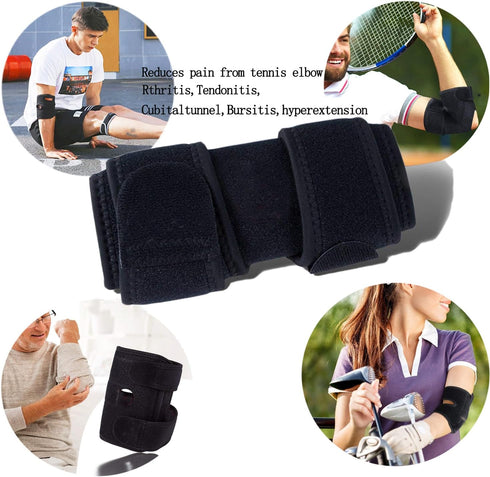 Elbow Support,Adjustable Tennis Elbow Support Brace, Great For Sprained Elbows, Tendonitis, Arthritis,basketball?Baseball,Golfer's Elbow Provides ...
