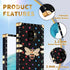 Loheckle for Samsung Galaxy S9 Case for Women, Designer Square Cases for Galaxy S9 Case with Ring Stand Holder and Lanyard, Stylish Bees Luxury Co...