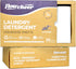 Detergent Sheets - 120 Loads 60 Sheets, Powerful with Bio-enzymes and Plant-Based, Travel Laundry, Eco Friendly Laundry Clean Strips for HE Machin...