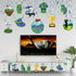 Clabby 41 Pcs Golf Party Decorations Swirls, Birthday Retirement Sports Theme Party Supplies Golf Cutouts Foil Hanging Swirls Ceiling Decor for Ki...