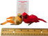Westmon Works Cardinal Decor Set with Clip Male and Female Love Bird Cardinals with Story Card Boxed...