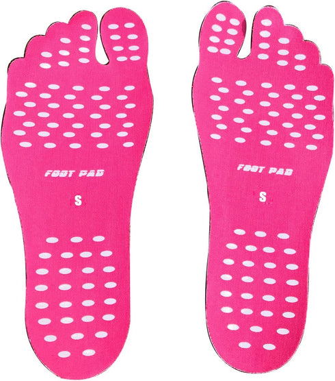 Invisible Barefoot Shoes, Flexible Feet Protect Anti-Slip Design for Pool, Park, Lawn, Street, Spa 3Pairs/Pack.?Small...