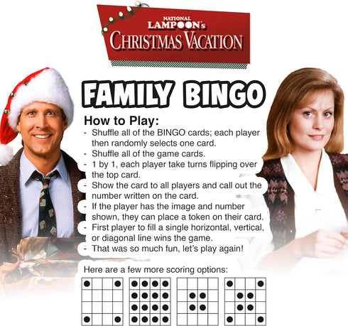 AQUARIUS - Christmas Vacation Family Bingo Game...
