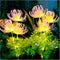 Solar Garden Lights, Solar Flowers Lights with Glowing Flowers & Stems, Upgraded Solar Panel, Solar Lights Outdoor for Garden Decoration,Yard Deco...