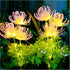 Solar Garden Lights, Solar Flowers Lights with Glowing Flowers & Stems, Upgraded Solar Panel, Solar Lights Outdoor for Garden Decoration,Yard Deco...