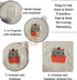 Dog Hand Embroidery Patterns Transfers Kit 26 Pieces on Stick and Stitch Water Soluble Sewing Stabilizer Paper for Beginners and Adults Hand Sewin...