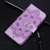 EYZUTAK Mandala Case for Samsung Galaxy S9, Premium Leather Flip Wallet Card Slots Magnetic Stand Protective Cover Ultra Slim Case with Lanyard, E...