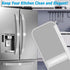 Miss.Silk Refrigerator Door Handle Covers, 5PCS, Sleek and Form-Fitting, Keep Your Fridge, Stove, Oven, Microwave, Dishwasher Clean from Smudges, Drips, Food Stains, Oil, Save Your Time! (Grey)