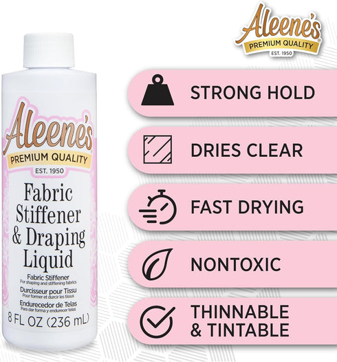 Aleene's Fabric Stiffener & Draping Liquid 8 fl. oz....