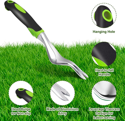 Hand Weeder Tool, Weed Puller Tool for Garden, Weeding Digger Tools with Ergonomic Handle for Weed Removal and Farmland Transplantation...