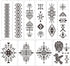 AFRITEE Aztec Stencils for Painting - 10 Pcs Aztec Themed Reusable Painting Stencils Set, Reusable DIY Journal Crafts Templates for Home Canvas, F...