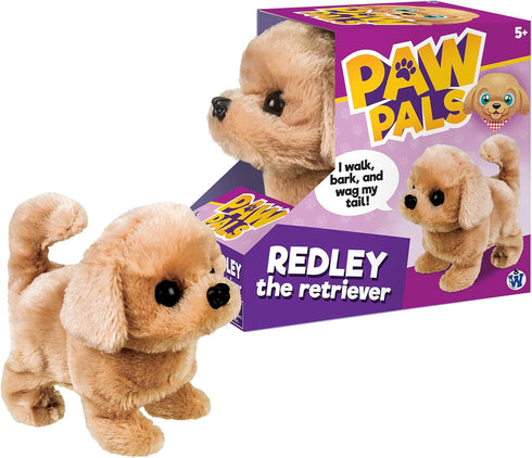 Westminster, Inc. Redley the Retriever - Cute, Cuddly, Plush Battery Operated Dog Toy Walks, Wiggles, and Barks with Sound...