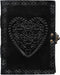 cuero Large Vintage Heart Embossed Black Uncut Paper Leather Journal/Instagram Photo Album...
