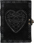 cuero Large Vintage Heart Embossed Black Uncut Paper Leather Journal/Instagram Photo Album...