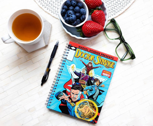 Silver Buffalo Marvel Studios Doctor Strange in the Multiverse of Madness Hard Cover Spiral Notebook | Sketchbook Journal, Notepad With Lined Pape...