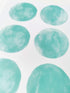ROFARSO 120 Decals 2.2'' Cyan Polka Dots Wall Decals Stickers DIY Removable Peel & Stick Wall Art Decorations Home Decor for Nursery Bedroom Livin...