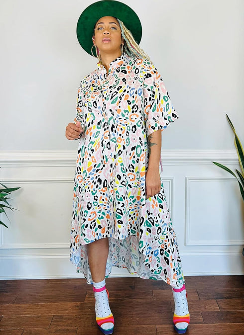 Know Me Misses' Oversized Shirtdress and Slim Fit Knit Tank Dress Sewing Pattern Kit, Design Code ME2026, Sizes 18-20-22-24-26...