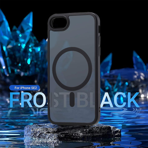 for iPhone SE 2022/iPhone SE 2020/iPhone 8 Magnetic Case, Built in Magnets Compatible with MagSafe, Translucent Matte Hard PC Back Cover for iPhon...