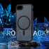 for iPhone SE 2022/iPhone SE 2020/iPhone 8 Magnetic Case, Built in Magnets Compatible with MagSafe, Translucent Matte Hard PC Back Cover for iPhon...